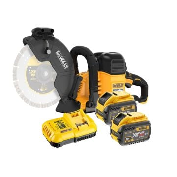 DeWalt DCS691Y2-GB 54v XR FLEXVOLT 230mm Cut Off Saw Inc 2x DCB548 FLEXVOLT Batts