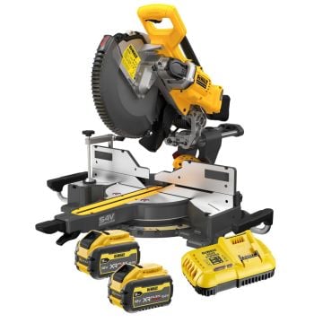 DeWalt DCS781X2-GB 54v XR FLEXVOLT 305mm Brushless Mitre Saw Inc 2x DCB547 Batts