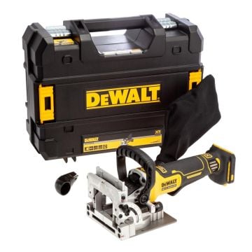 DeWalt DCW682NT-XJ 18V XR Brushless Biscuit Jointer Body Only In TSTAK Carry Case