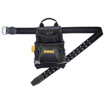 DeWalt DG5433 10 Pocket Carpenters Leather Nail & Tool Bag