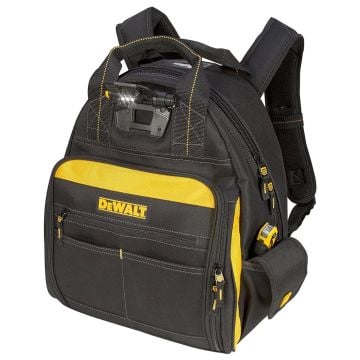 DeWalt DGL523 57 Pocket Lighted Tool Backpack Inc 2x AAA Batteries