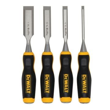 DeWalt DHT016063 4-Piece Wood Chisel Set x4 Pcs