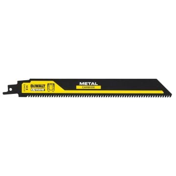 DeWalt DT20435-QZ Extreme Carbide Reciprocating Saw Blade 230mm Metal 8TPI