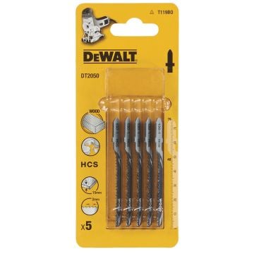 DeWalt DT2050-QZ T119BO HCS Jigsaw Blade For Wood 76mm x5 Pcs
