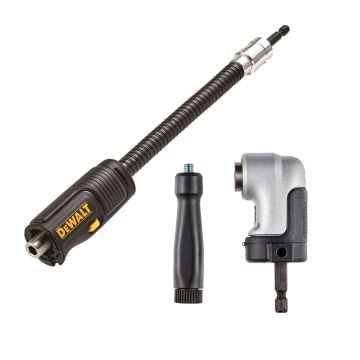 DeWalt DT20501-QZ Extreme FLEXTORQ 3-In-1 1/4" Hex Right Angle Head With Flexible Impact Attachment