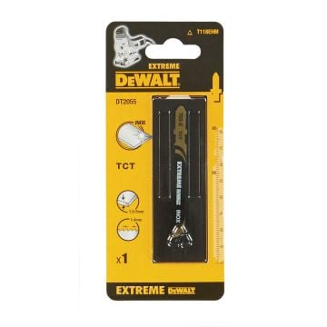 DeWalt DT2055-QZ T118EHM EXTREME TCT Jigsaw Blade For Metal 82mm