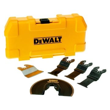 DeWalt DT20715-QZ Oscillating Multitool Blade Accessory Set x5 Pcs