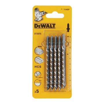 DeWalt DT2075-QZ T144DP HCS Jigsaw Blade For Wood 100mm x5 Pcs