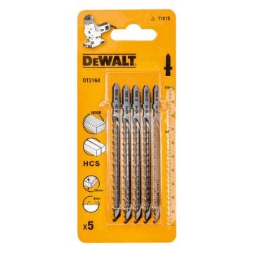 DeWalt DT2164-QZ T101D HCS Jigsaw Blades for Wood x5 Pcs