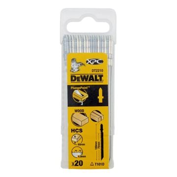 DeWalt DT2210-QZ T101D HCS XPC Jigsaw Blade For Wood 100mm x20 Pcs