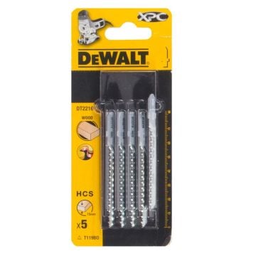 DeWalt DT2216-QZ T119BO HCS XPC Jigsaw Blade For Wood 82mm x5 Pcs