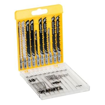 DeWalt DT2290-QZ XPC Assorted Wood Cutting Jigsaw Blade Set x10 Pcs