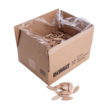 DeWalt DT3931-QZ Size 10 Biscuits For Jointers x1000 Pcs