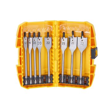 DeWalt DT4842-QZ Flat Wood Drill Bit Set x8 Pcs