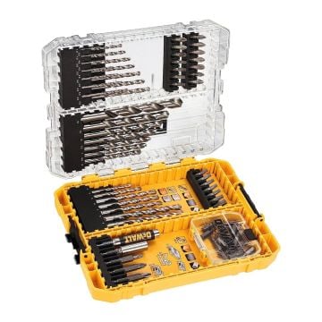 DeWalt DT70761-QZ Masonry & HSS-G Metal TOUGHCASE Drill Bit Set x72 Pcs 