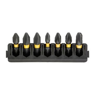 DeWalt DT70809-QZ FLEXTORQ TOUGHCASE 25mm PH PZ Mix Bar Set x7 Pcs