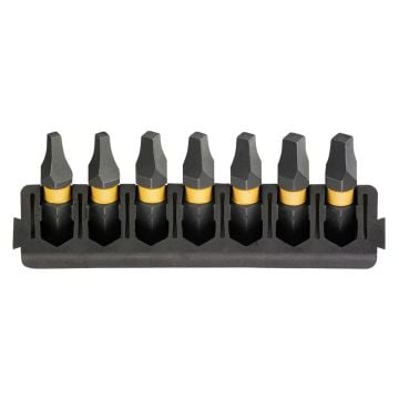 DeWalt DT70815-QZ FLEXTORQ TOUGHCASE 25mm Square Mix Bar Set x7 Pcs