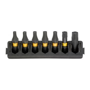 DeWalt DT70816-QZ FLEXTORQ TOUGHCASE 25mm Torx Mix Bar Set x7 Pcs