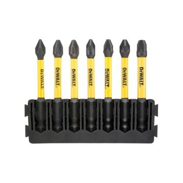 DeWalt DT70819-QZ FLEXTORQ TOUGHCASE 57mm PH PZ Mix Bar Set x7 Pcs