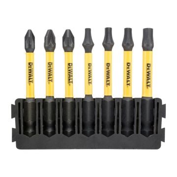 DeWalt DT70823-QZ FLEXTORQ TOUGHCASE 57mm PZ TX Mix Bar Set x7 Pcs