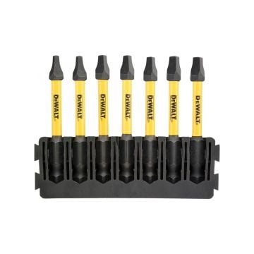 DeWalt DT70824-QZ FLEXTORQ TOUGHCASE 57mm Square Mix Bar Set x7 Pcs