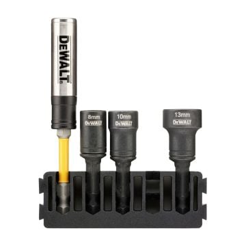 DeWalt DT70827-QZ TOUGHCASE Cleanable Nut Driver & Torsion Bit Holder x4 Pcs