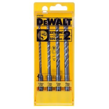 DeWalt DT9702-QZ SDS+ Plus Extreme 2 Set x4 Pcs