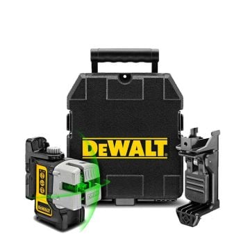 DeWalt DW089CG-XJ 3x 360 Cross Line Green Laser Inc 4x AA Batts In Carry Case