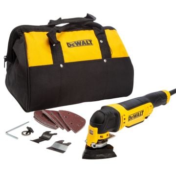 DeWalt DWE315B-GB Oscillating Multi-Tool Kit With x29 Accessories In Kitbag 240v