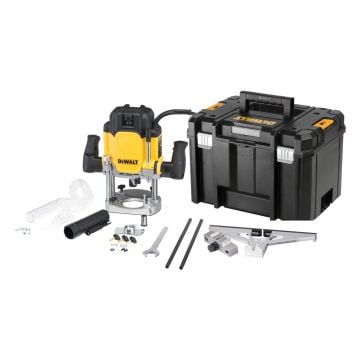 DeWalt DWE625KT 2300W 1/2" Plunge Router In TSTAK Carry Case