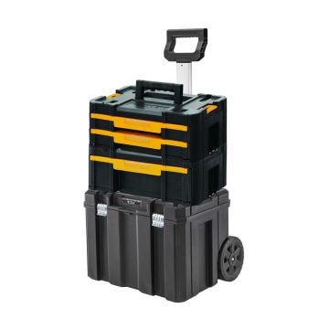 DeWalt DWST1-75799K4 TSTAK Bundle Inc Trolley, Deep Storage Drawer & Storage Box
