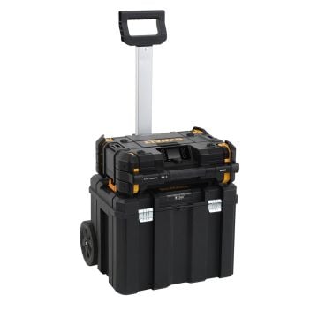 DeWalt DWST1-75799R TSTAK Bundle Inc Mobile Trolley Storage & DAB+ Bluetooth Radio Charger