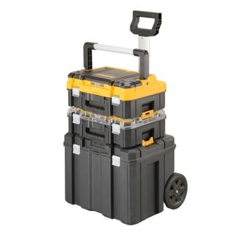 DeWalt DWST1-81049 TSTAK Bundle Inc Storage Trolley, Organiser & Top Tool Storage Box