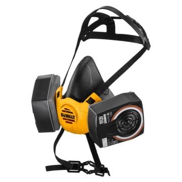 DeWalt DXIR1HMMA2P3 Reusable Half Face Mask Respirator With A2P3 Filters (Medium)