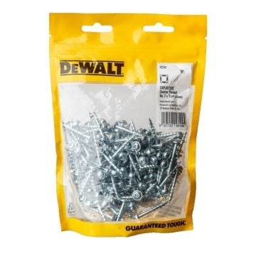DeWalt DXPJS732E 32mm Square Flange Self-Tapping Pocket Hole Coarse Thread Screws x250 Pcs 