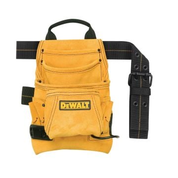 DeWalt DG5333 10 Pocket Carpenters Suede Nail & Tool Bag