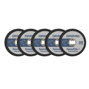 Dremel SC476 EZ SpeedClic Plastic Cutting Wheels 38mm x5 Pcs 2615S476JB