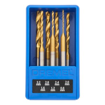 Dremel 26150628DM MAX Precision Drill Bit Set x7 Pcs
