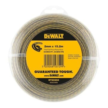DeWalt DT20650-QZ String Trimmer Line 15.2m x 2mm For DCM561N & DCM561P1 Trimmers