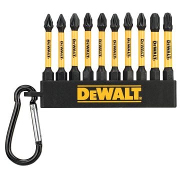 DeWalt DT7276-QZ FLEXTORQ TOUGHCASE 57mm Pozi Mixed Bar Set x10 Pcs