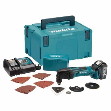 Makita DTM50RF1J1 18v Cordless LXT Multi Cutter Inc 1x 3.0Ah Battery & Accessory Set