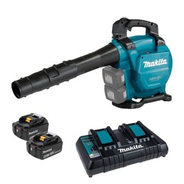 Makita DUB363PT2V Twin 18v LXT Brushless Blower / Vacuum Inc 2x 5.0Ah Batts