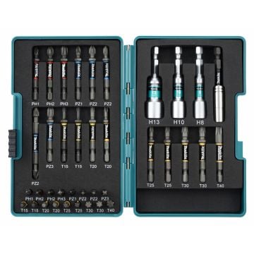 Makita E-26179 Impact Premier Torsion Bit Set x38 Pcs