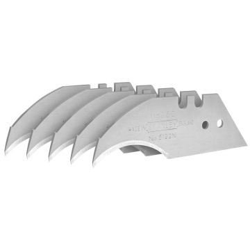 Stanley 5192 Concave Knife Blade x5 Pcs