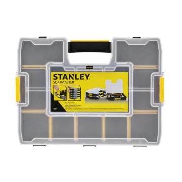 Stanley 1-94-745 SortMaster 12 Compartment Organiser Case