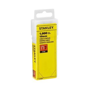 Stanley 1-CT106T 10mm Cable Staples x1000 Pcs
