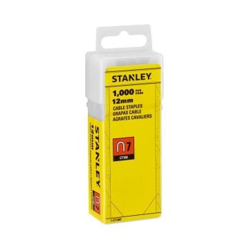 Stanley 1-CT108T 12mm Cable Staples x1000 Pcs