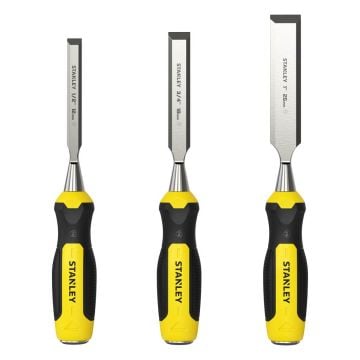 Stanley 2-16-883 Dynagrip Wood Chisel Set x3 Pcs