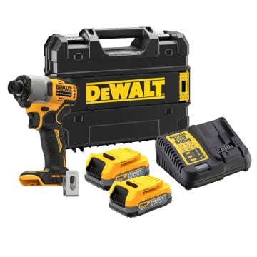 DeWalt DCF840E2T-GB 18v Cordless Impact Driver Inc 2x 1.7Ah Powerstack Batteries