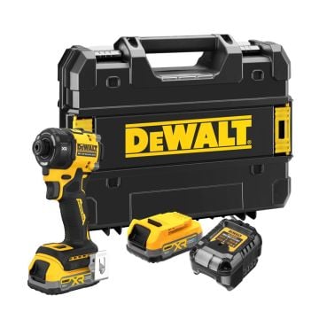 DeWalt DCF870E2T-GB 18v XR Brushless Hydraulic Impact Driver Inc 2x 1.7Ah Powerstack Batts